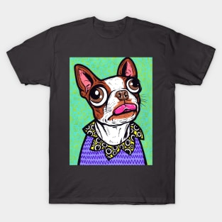 Brown Boston Terrier T-Shirt